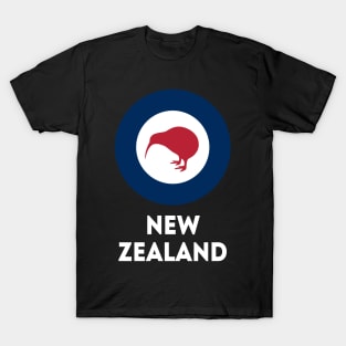 New Zealand RNZAF Military Roundel, Royal New Zealand Air Force. T-Shirt